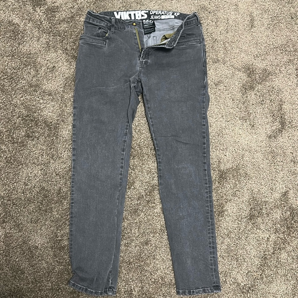 VIKTOS Operatus XP Tactical Jeans Mens 32 x 32 Black Denim